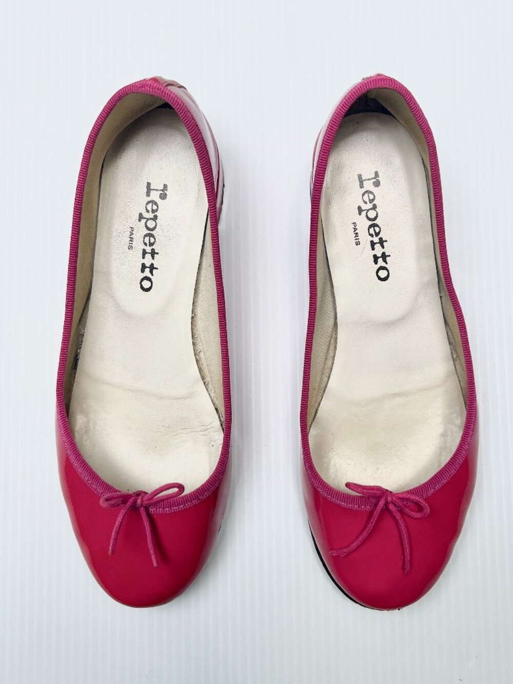 Repetto Camille Patent Leather Heels in Pink - Size 37.5 EU/6.5 US